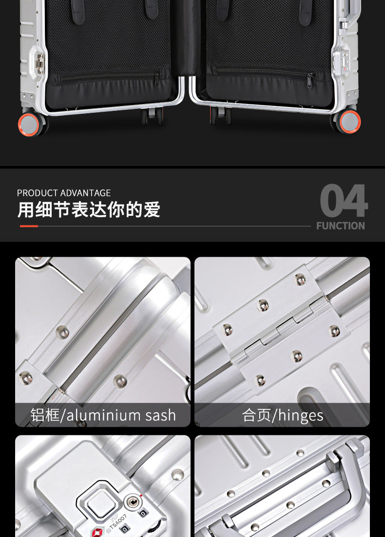 Aluminum Boarding Box Suitcase