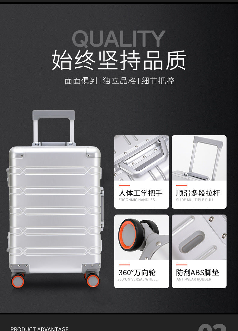 Aluminum Boarding Box Suitcase