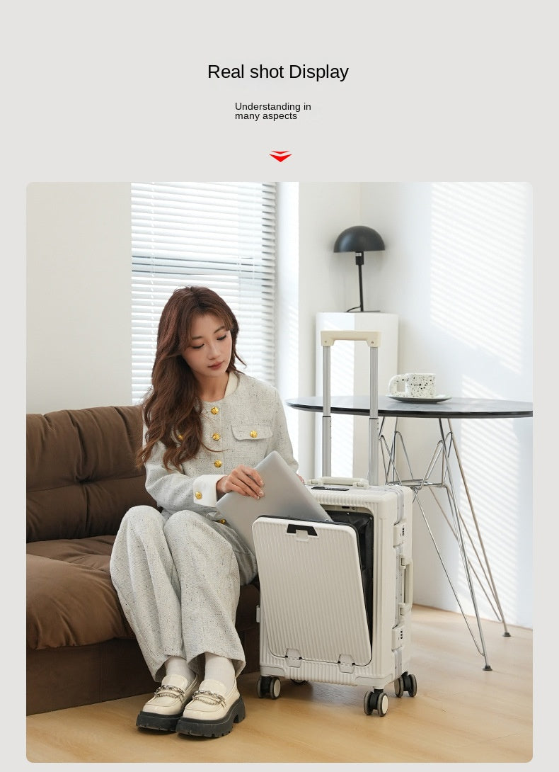 24Inch USB Charging Suitcase