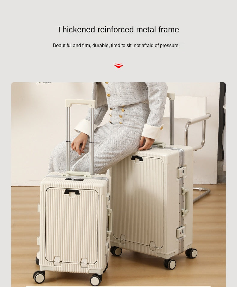 24Inch USB Charging Suitcase