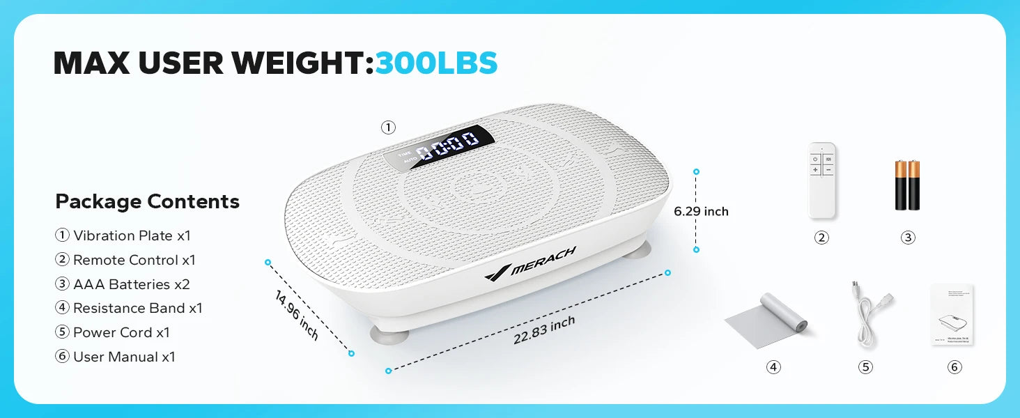 Vibration Plate Exercise Machine