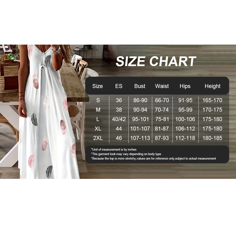 Blue Tribal Pattern Print Beach Vacation Casual Suspender Dress Fashionable Casual Sleeveless Loose Suspender Ankle Length Dress