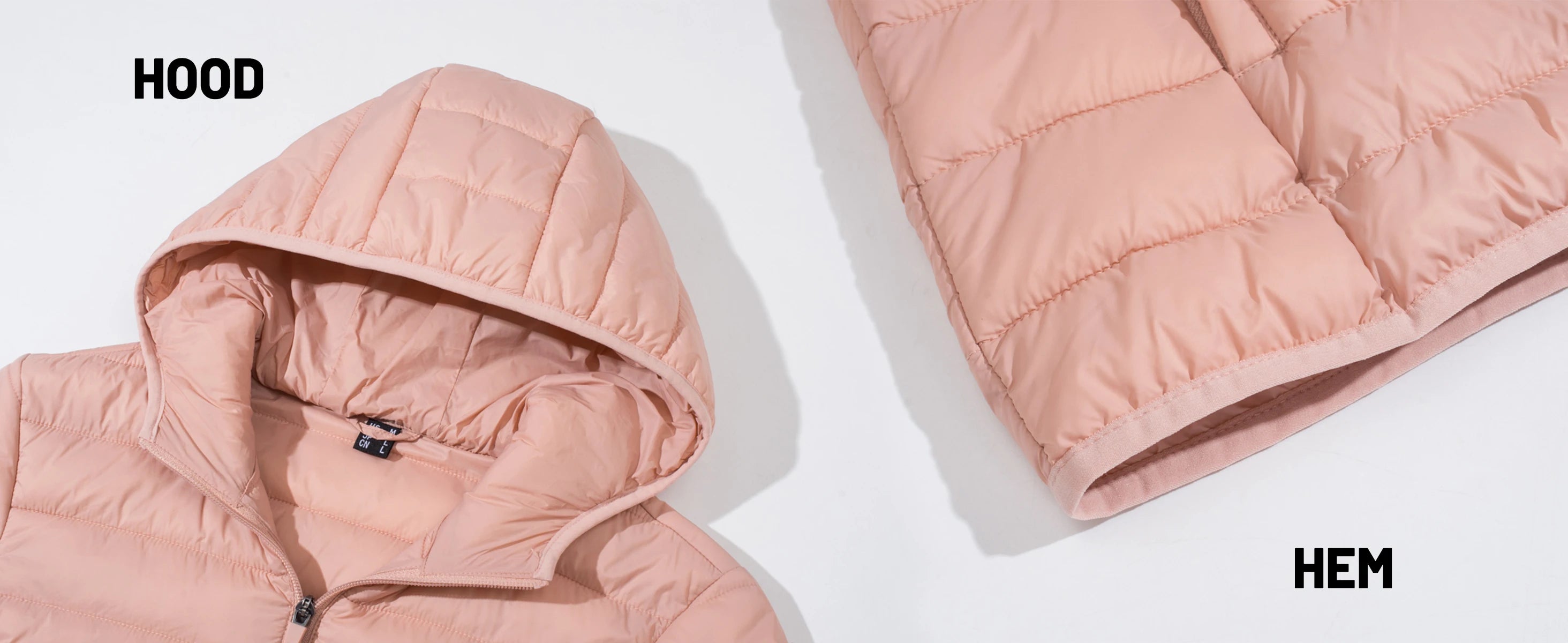 TACVASEN Winter Hooded Puffer Jacket Womens Quilted Warm Coats Casual Windbreaker Waterproof Padded Lightweight Outdoor Outwear