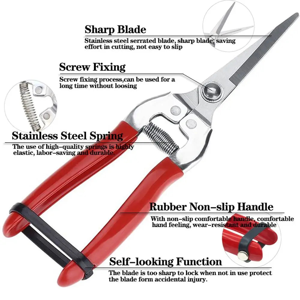 Anti-slip Pruner Garden Scissors