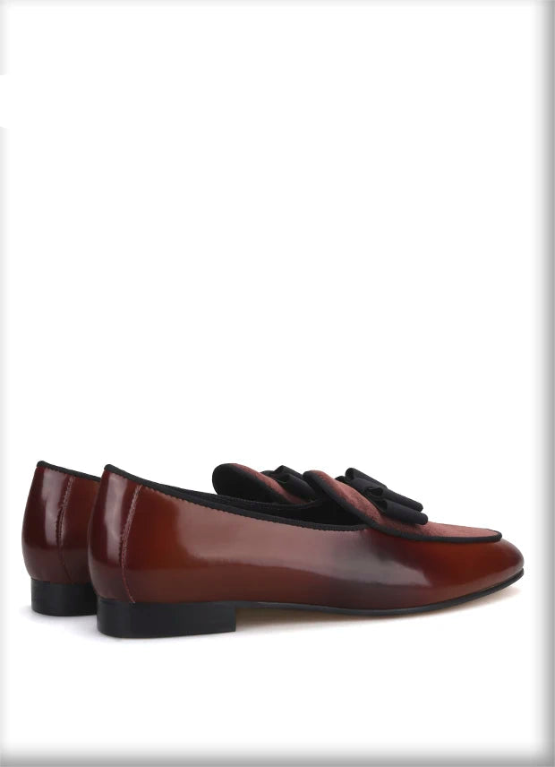 Summer Style Brown Calfskin Loafers for Wedding Moccasins Men Smoking Slippers Plus size