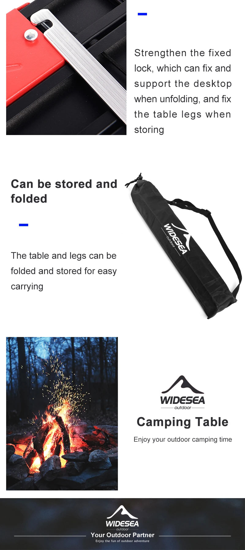 Mini Portable Foldable Outdoor Table