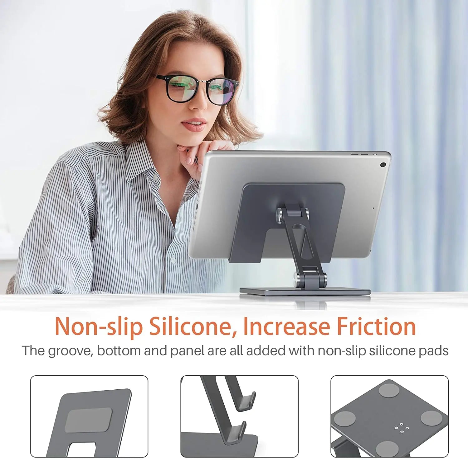 Aluminium Alloy Tablet Desk Portable Metal Holder