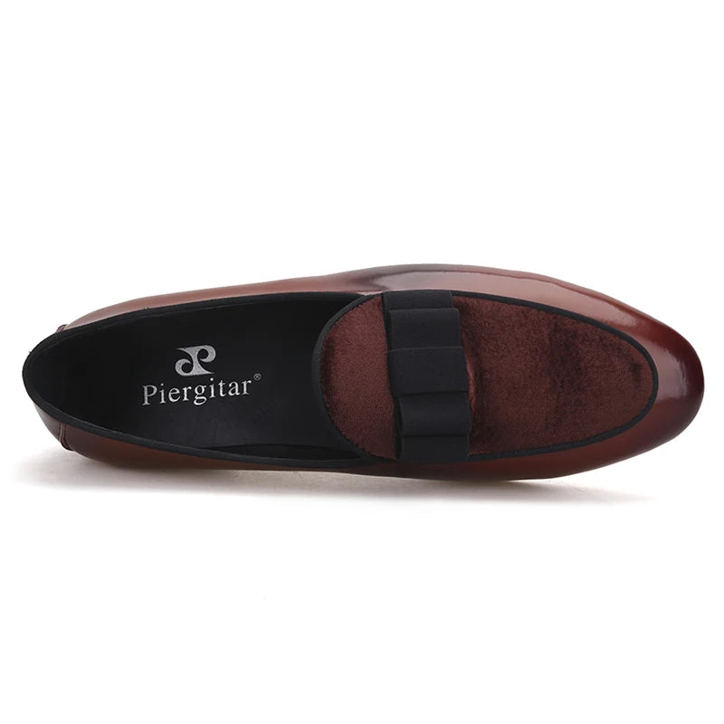 Summer Style Brown Calfskin Loafers for Wedding Moccasins Men Smoking Slippers Plus size