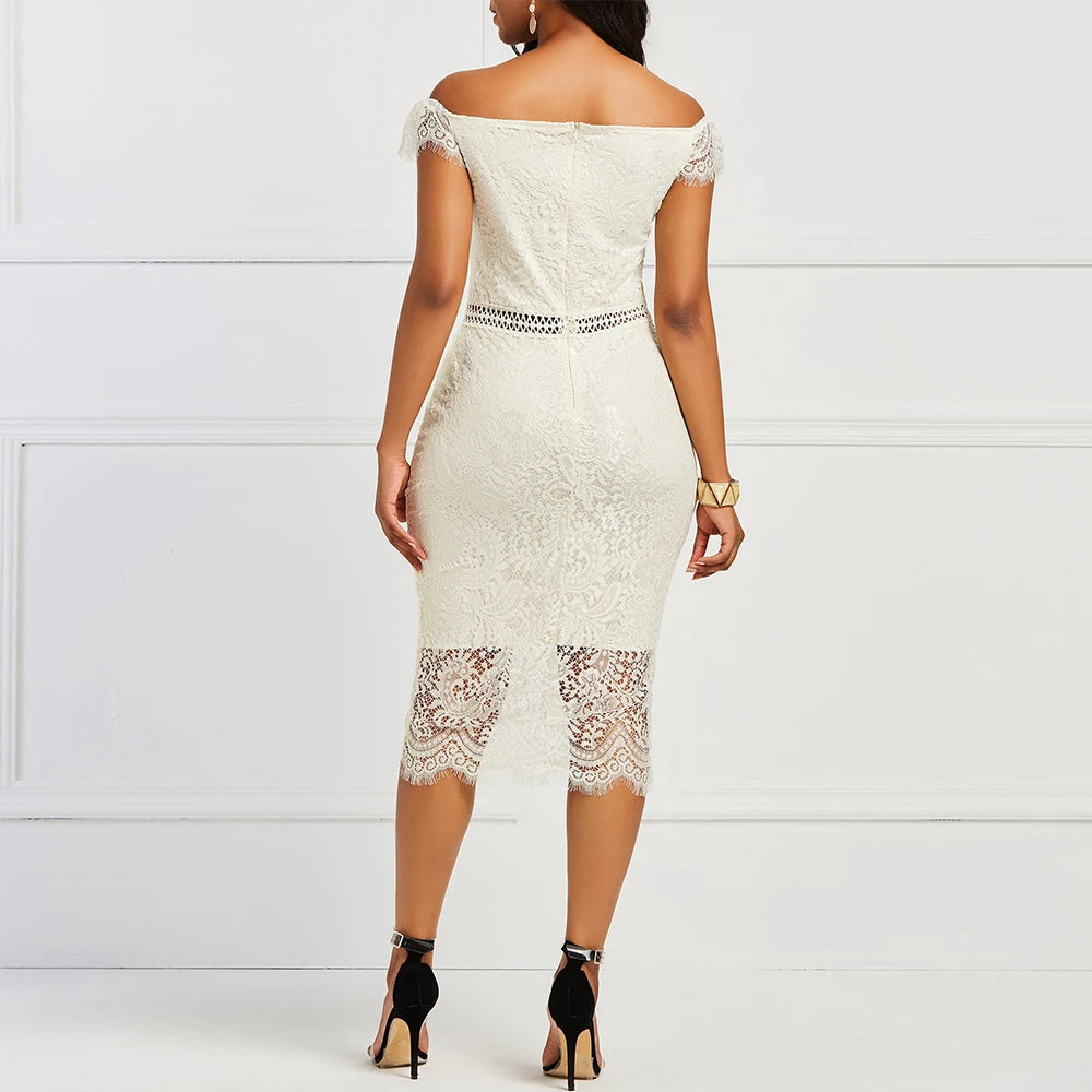 Women Lace Bodycon Dress