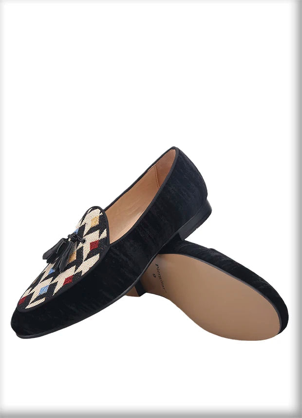 Plus Size Man Flats with Tassels and Velvet Stitching for Men's Casual Shoes