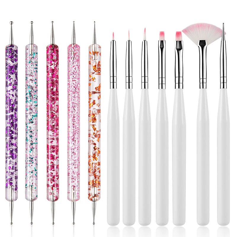 Nail brush Design Tip Pen Builder