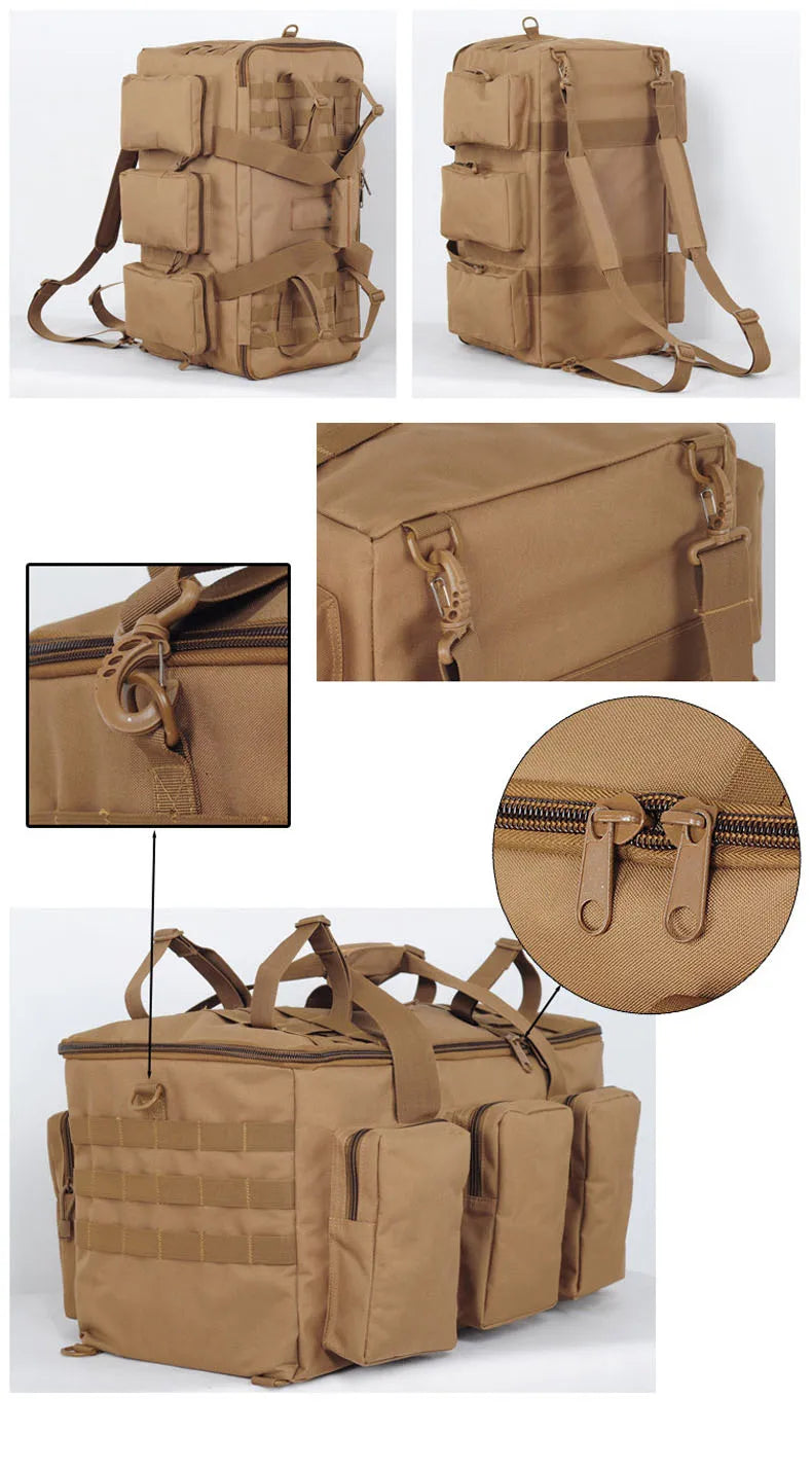55L Luggage Duffel Bag Camping Backpack