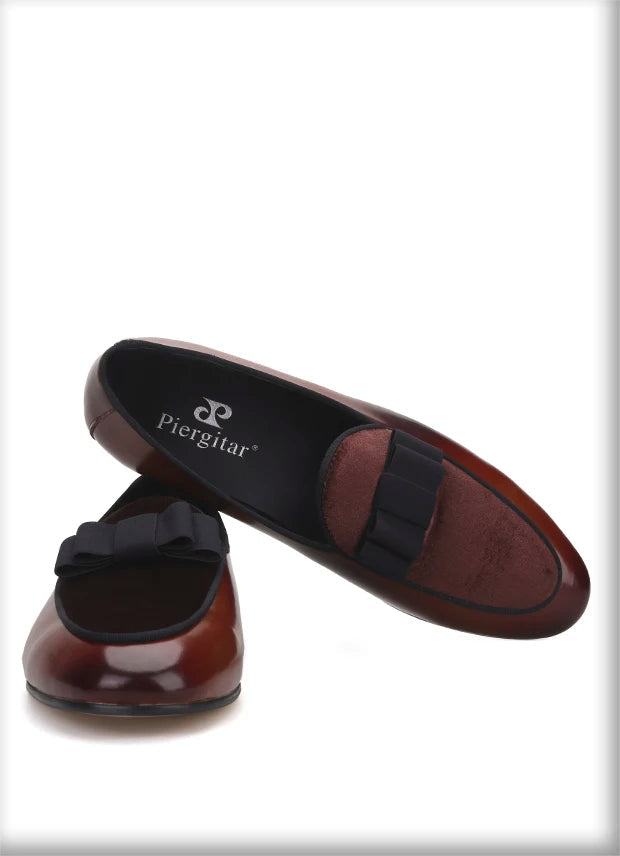 Summer Style Brown Calfskin Loafers for Wedding Moccasins Men Smoking Slippers Plus size