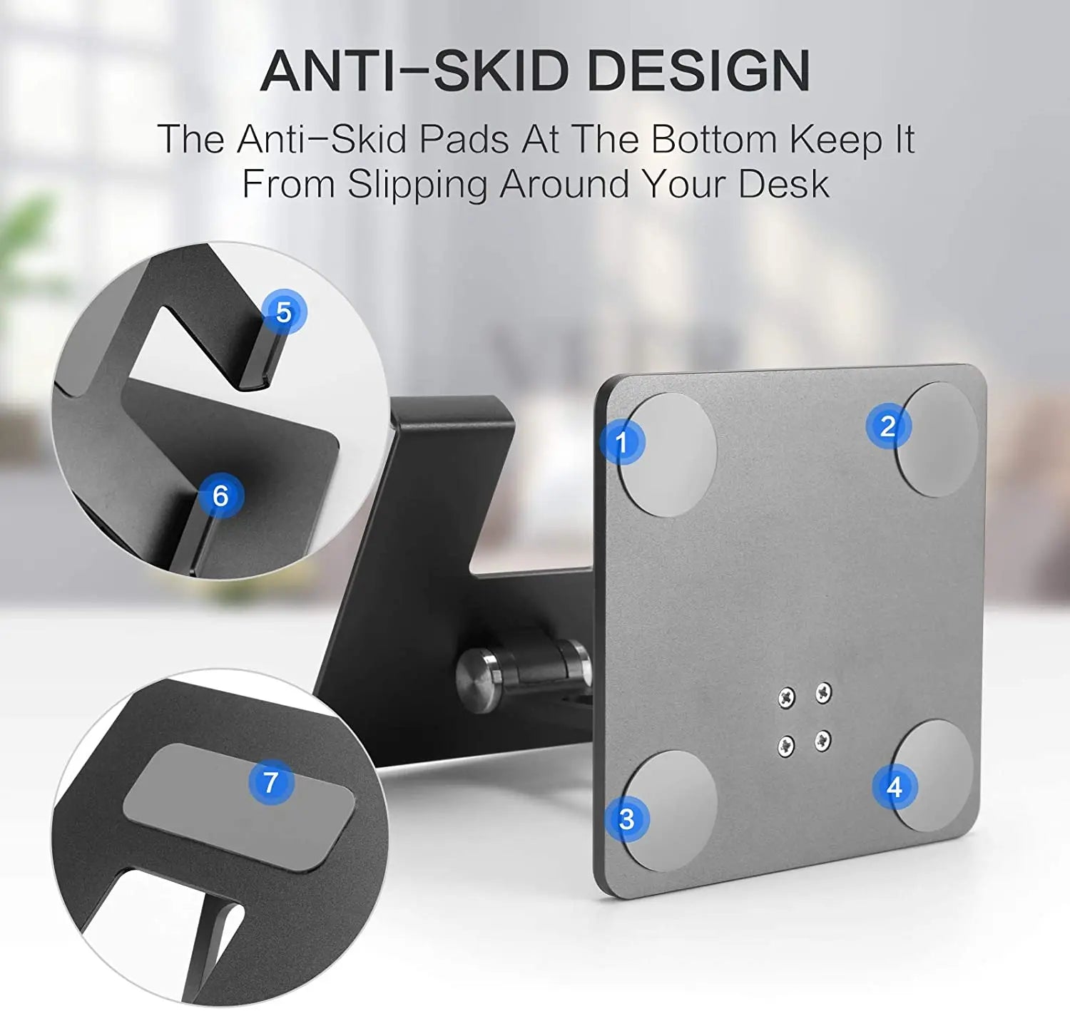 Aluminium Alloy Tablet Desk Portable Metal Holder