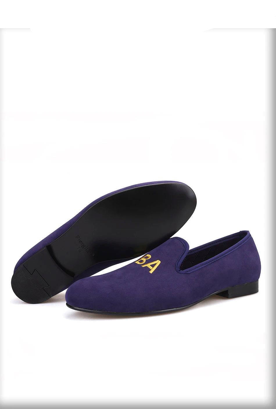 The new custom embroidery men's party loafers are the perfect dress shoes for prom and banquets.