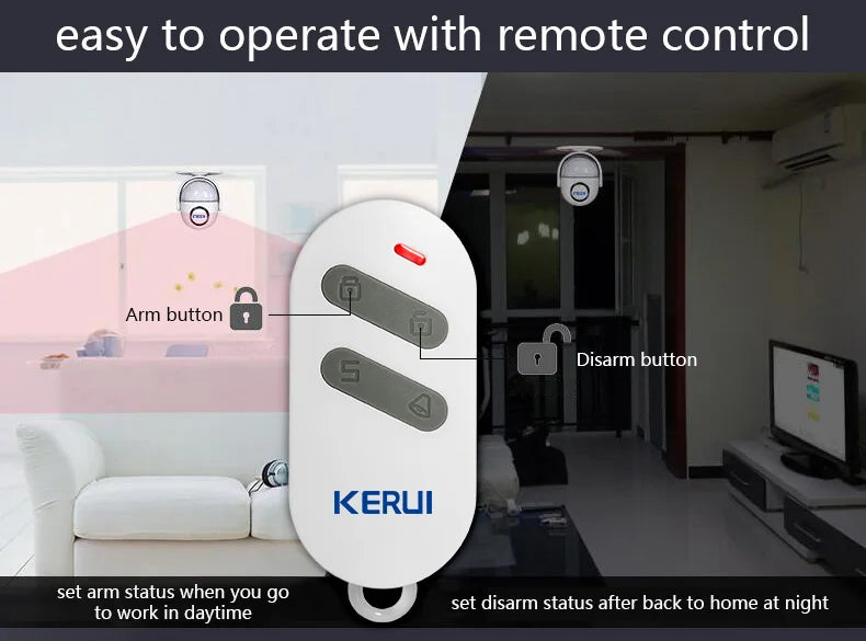 Home Security Wireless Motion Alarm
