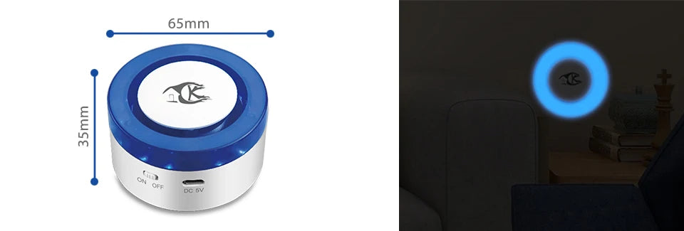 SMARSECUR Tuya Home Security wifi alarm siren for smart life APP WiFi Intruder Burglar System