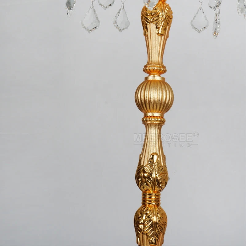 Meerosee Classic 7 Lights Crystal Floor Lamp