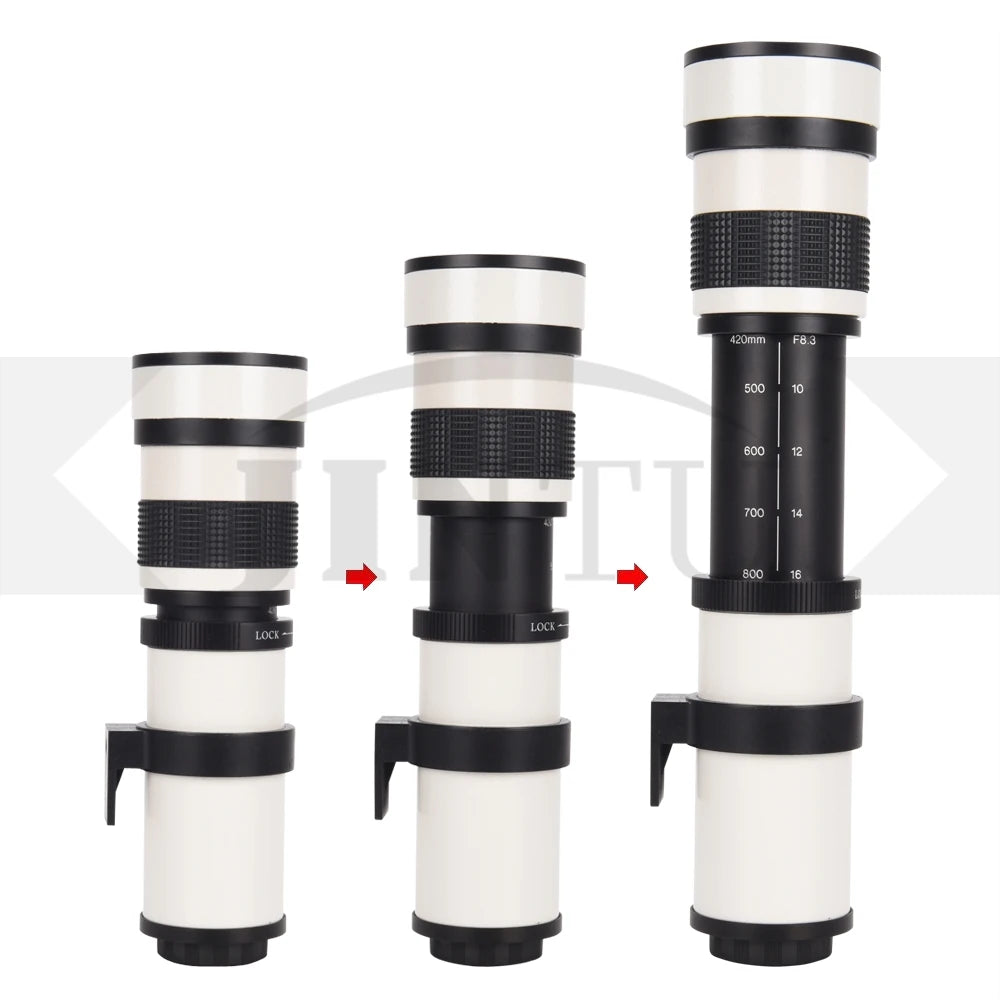 Manual Focus 420-800mm / 420-1600mm Telephoto Lens