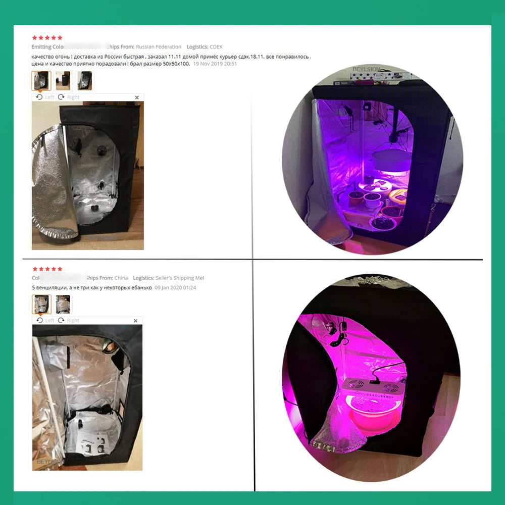 Mental Fabric Plant Grow Box Tent