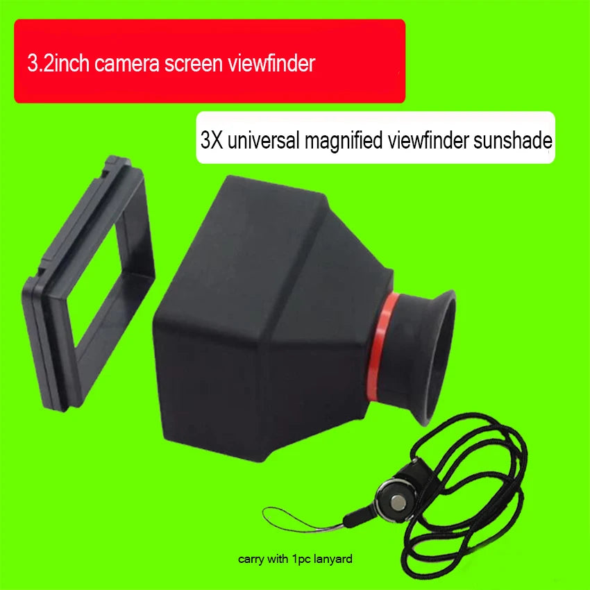 3.2inch LCD Viewfinder 3X Magnifier