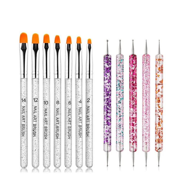 Nail brush Design Tip Pen Builder