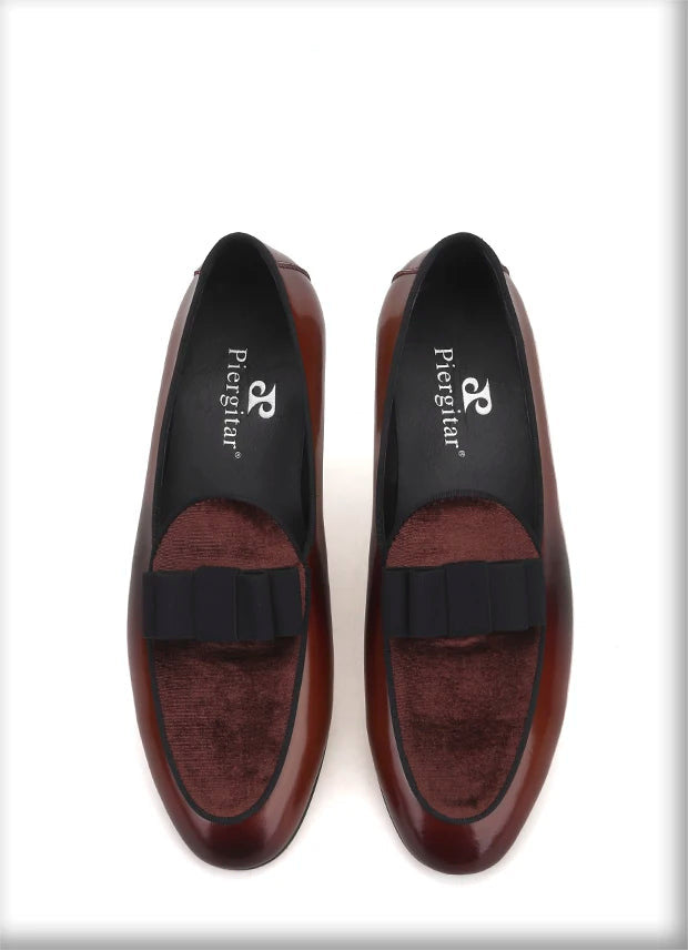 Summer Style Brown Calfskin Loafers for Wedding Moccasins Men Smoking Slippers Plus size