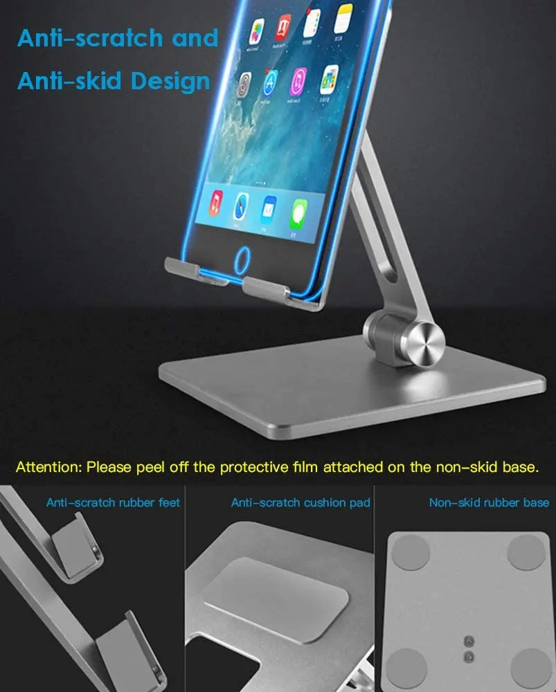 Aluminium Alloy Tablet Desk Portable Metal Holder