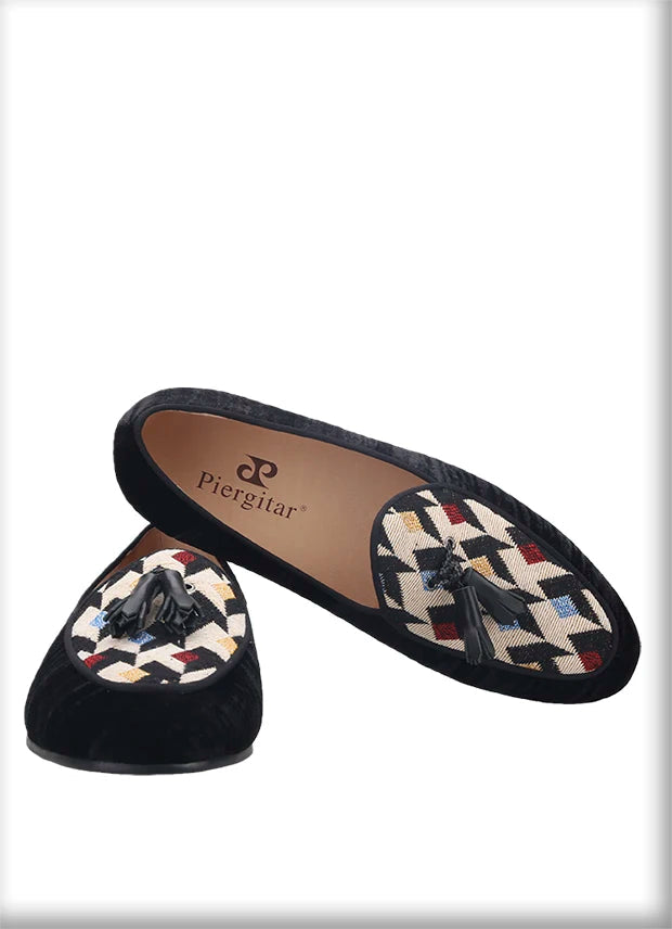 Plus Size Man Flats with Tassels and Velvet Stitching for Men's Casual Shoes