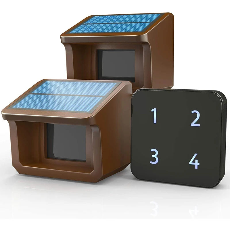 800 Meters Solar Wireless Driveway Alarm