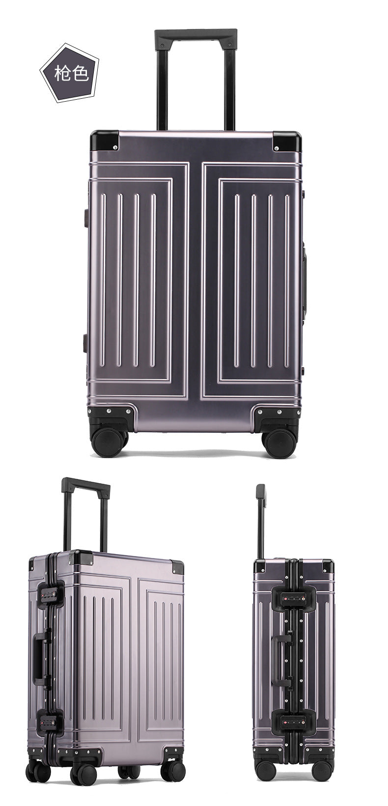 Travel Suitcase Full Aluminum