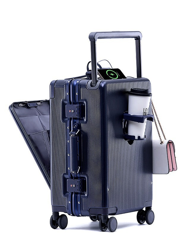 Front Opening Travel Suitcase