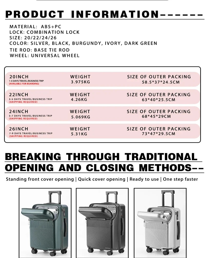 Compact 20-inch Lightweight Carry-on