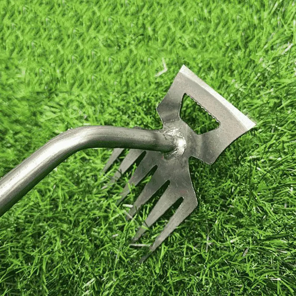 2-in-1 Garden Rake and Weed Puller