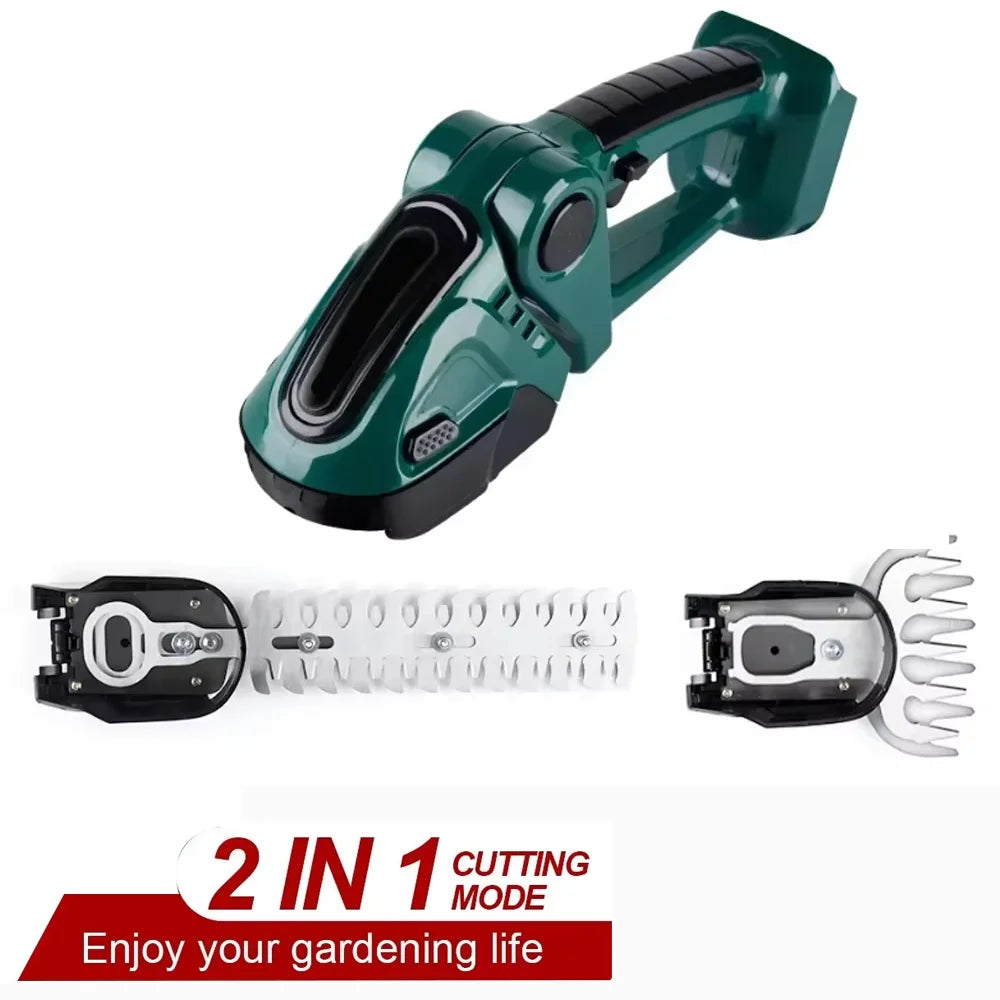 2in1 Cordless Electric Hedge Trimmer