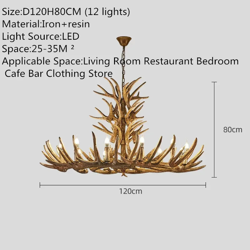Deer Antler Chandelier