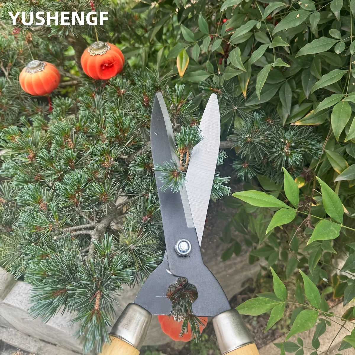 1pc Sharp Alloy Steel Pruning Shears Garden Scissors