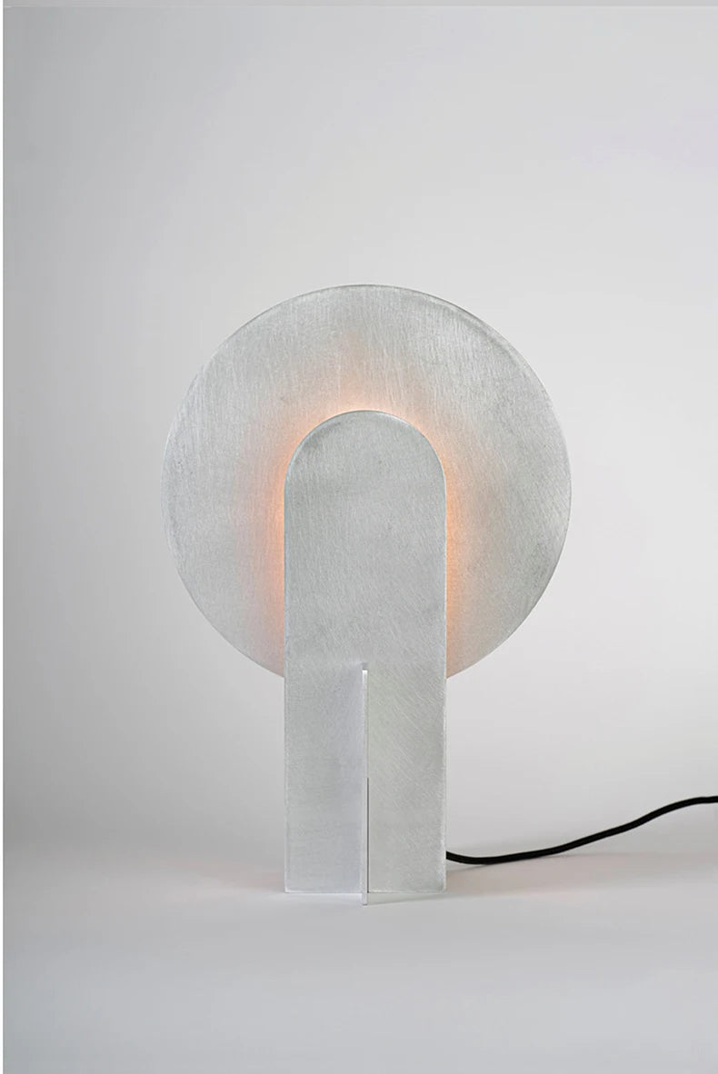 Mid century Aluminum table lamp