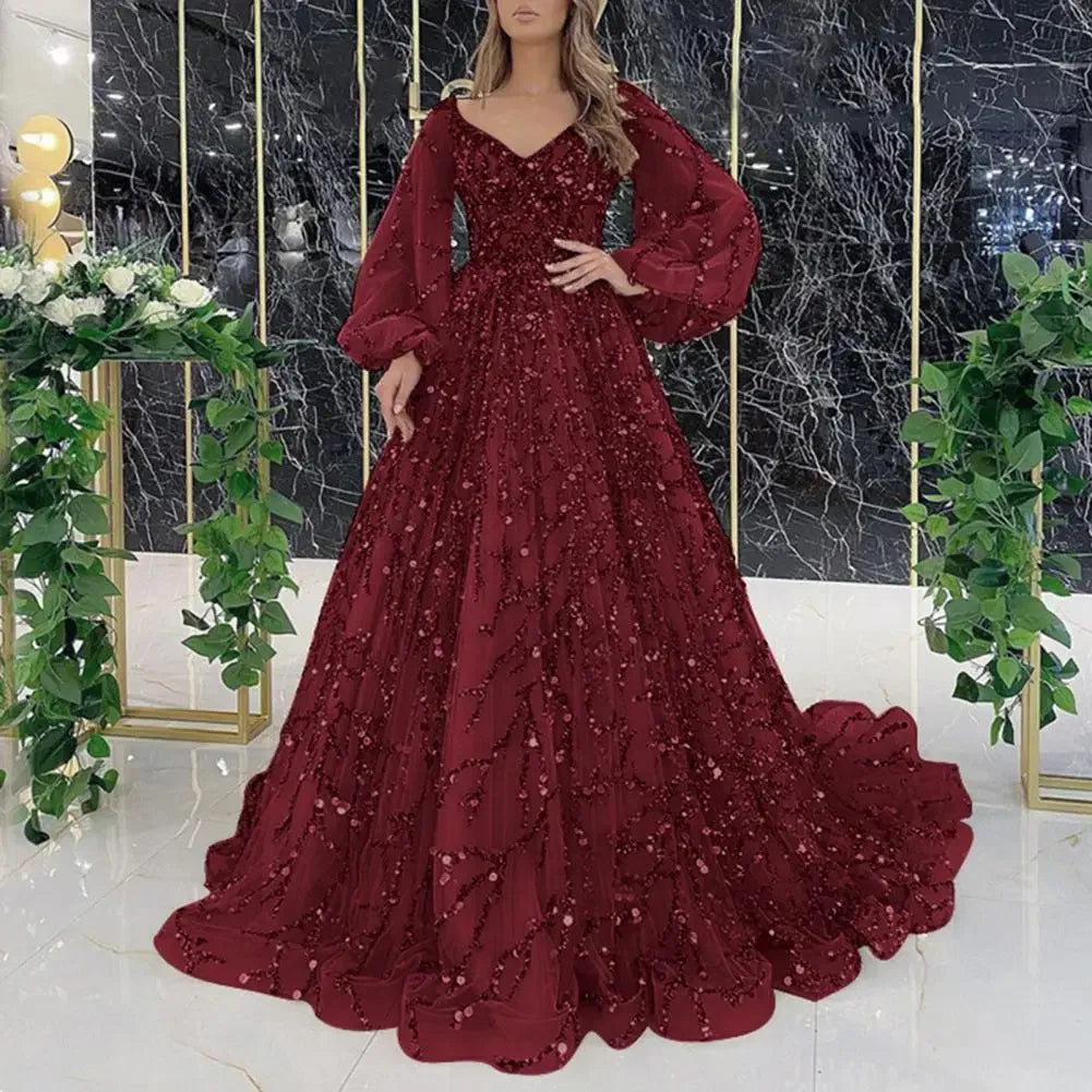 Women's French Vintage Evening Dress