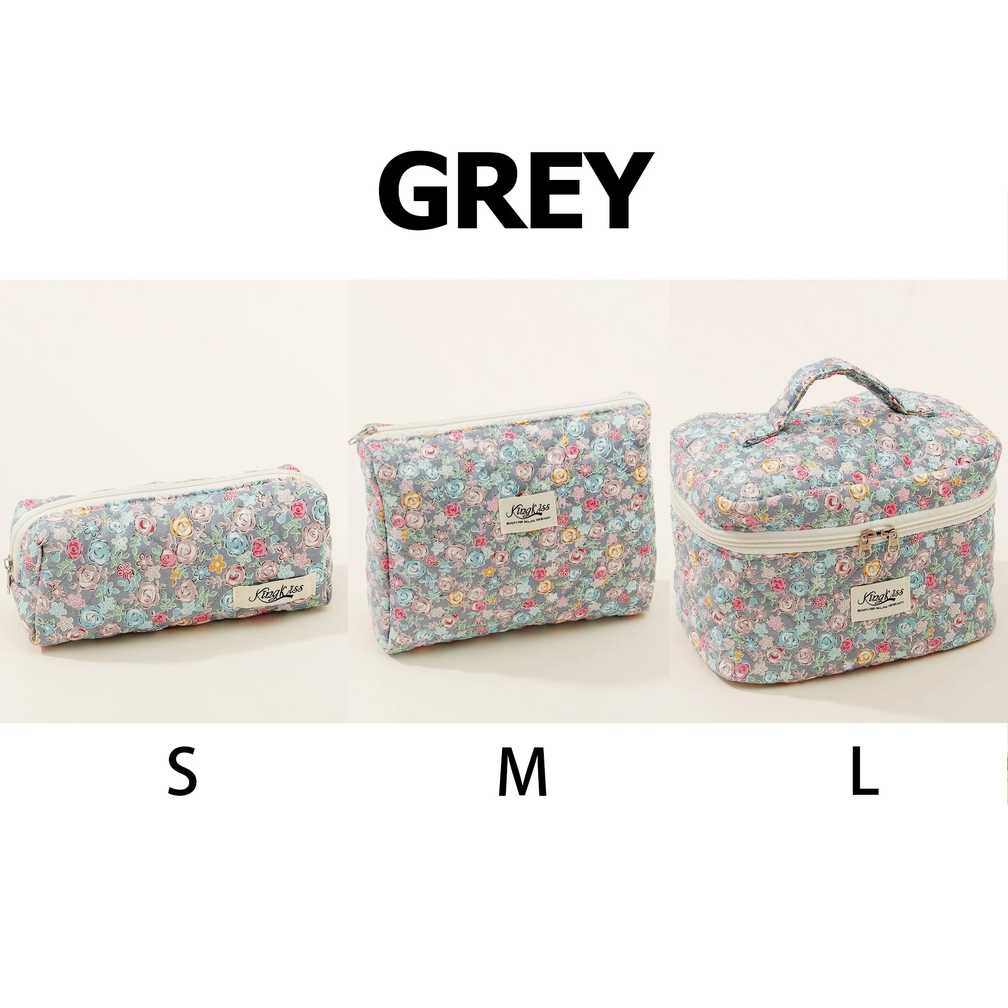 1pcs Quilted Cotton Makeup Bag