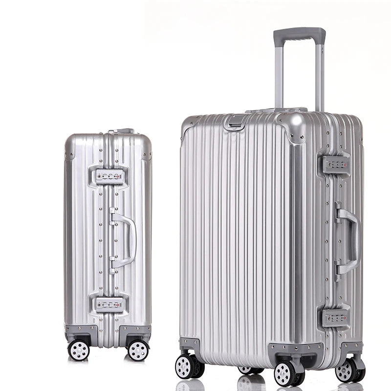 100% Aluminum-magnesium alloy Travel Suitcase