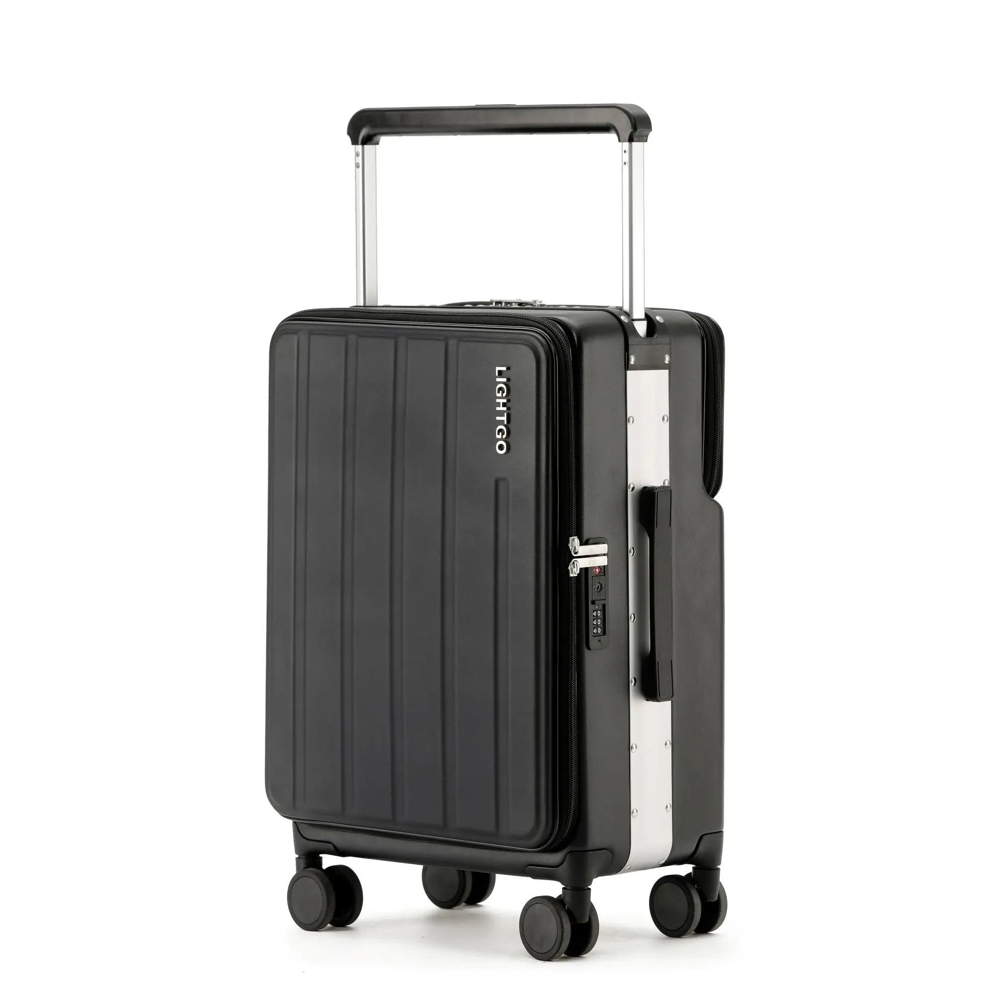 Lock Rapid-Charging Ports Luggage