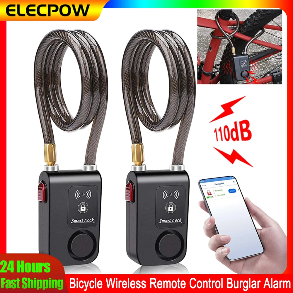 Bluetooth Bike Motorcycle Lock Alarm Security