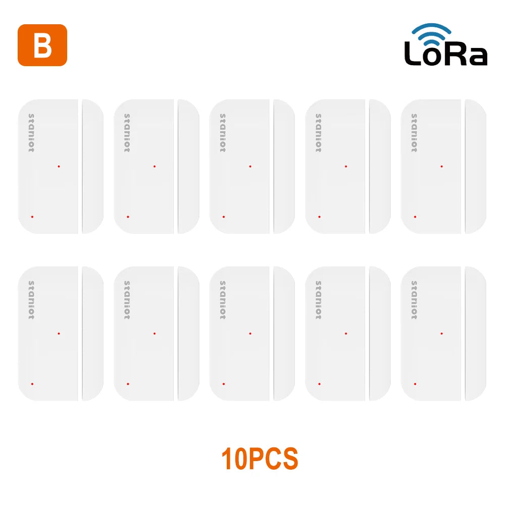 Staniot LoRa Version 7 inch Security Alarm System WiFi 4G Tuya Smart Home Burglar Kit 500m Transmission Distance Built-in Siren