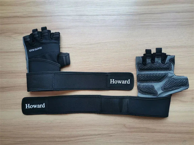 Half Finger Bodybuilding Gym Gloves