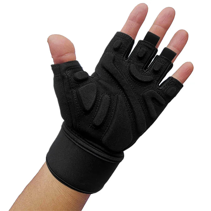 Half Finger Bodybuilding Gym Gloves