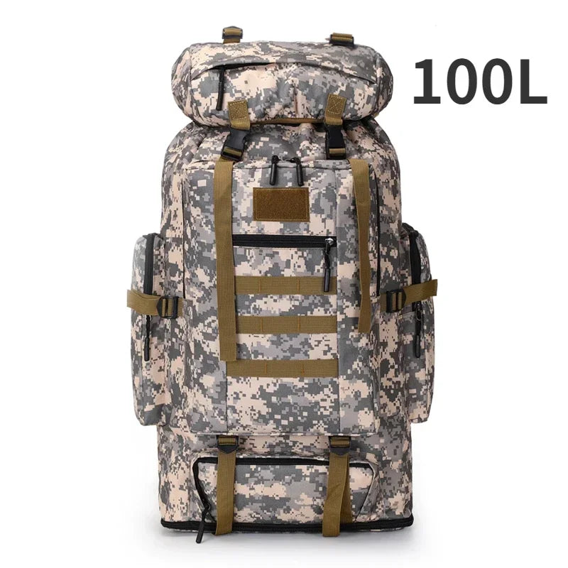 80L/100L Mountaineering Tactical Backpack