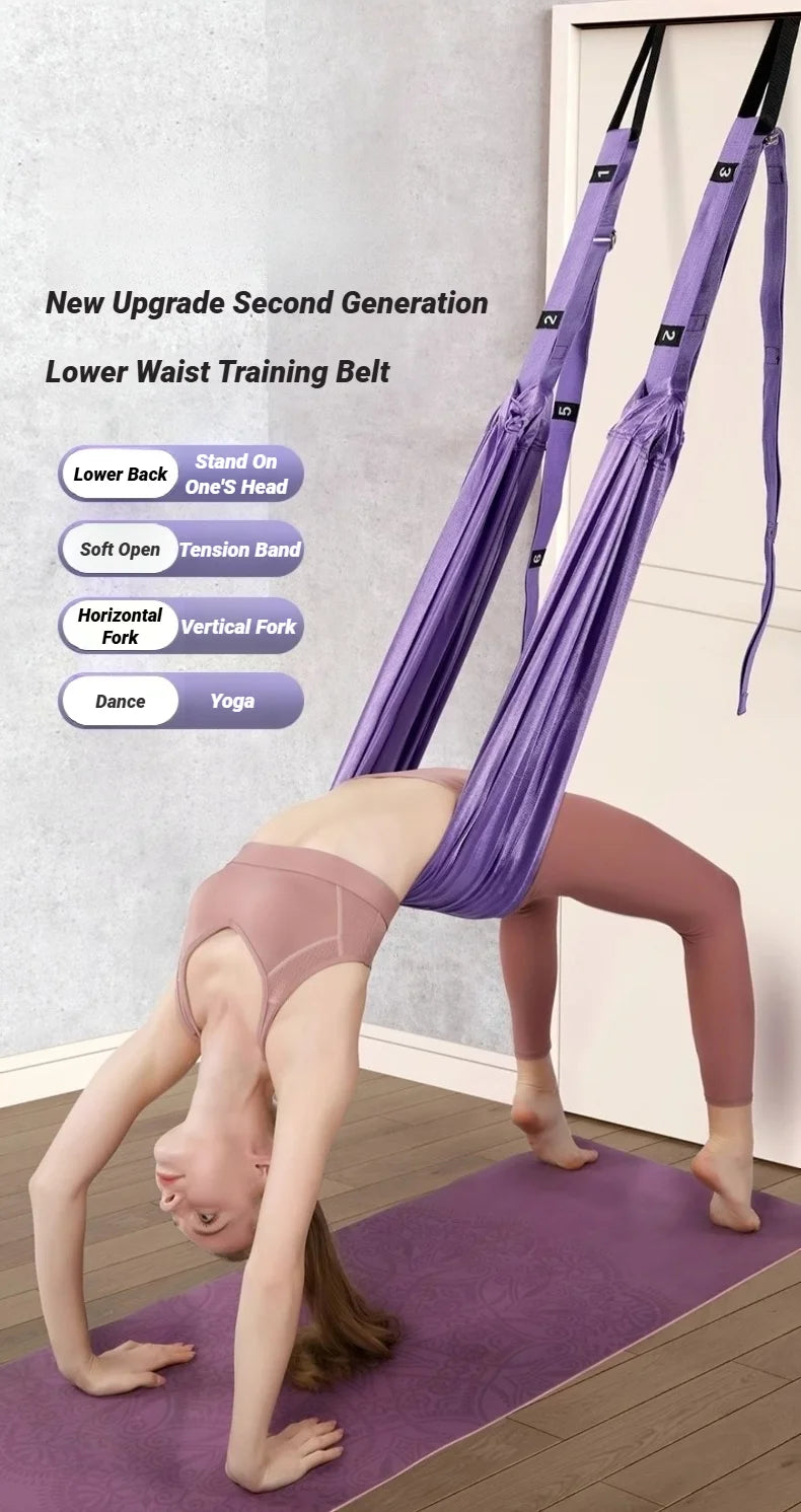 Adjustable Aerial Air Yoga Strap Pull Rope