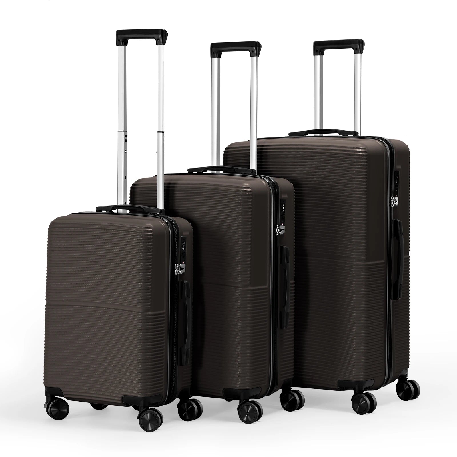 3Pcs Luggage Hardshell Travel Suitcase