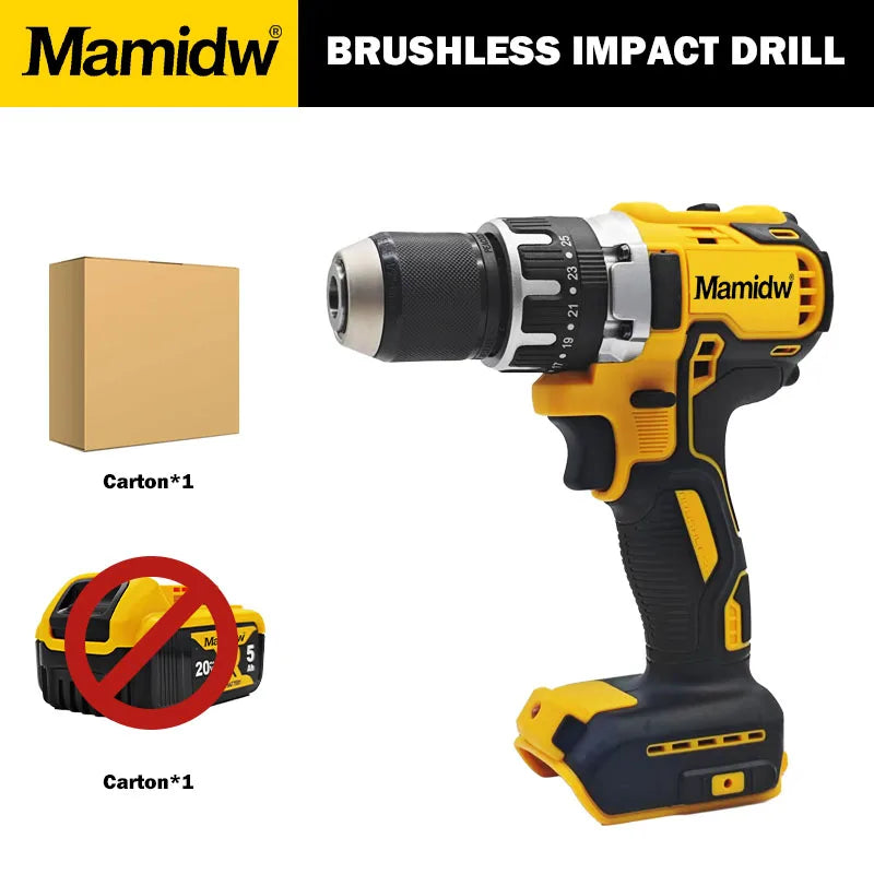 Brushless Impact Electric Drill
